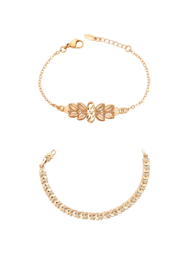 Women Bracelets Set in gold