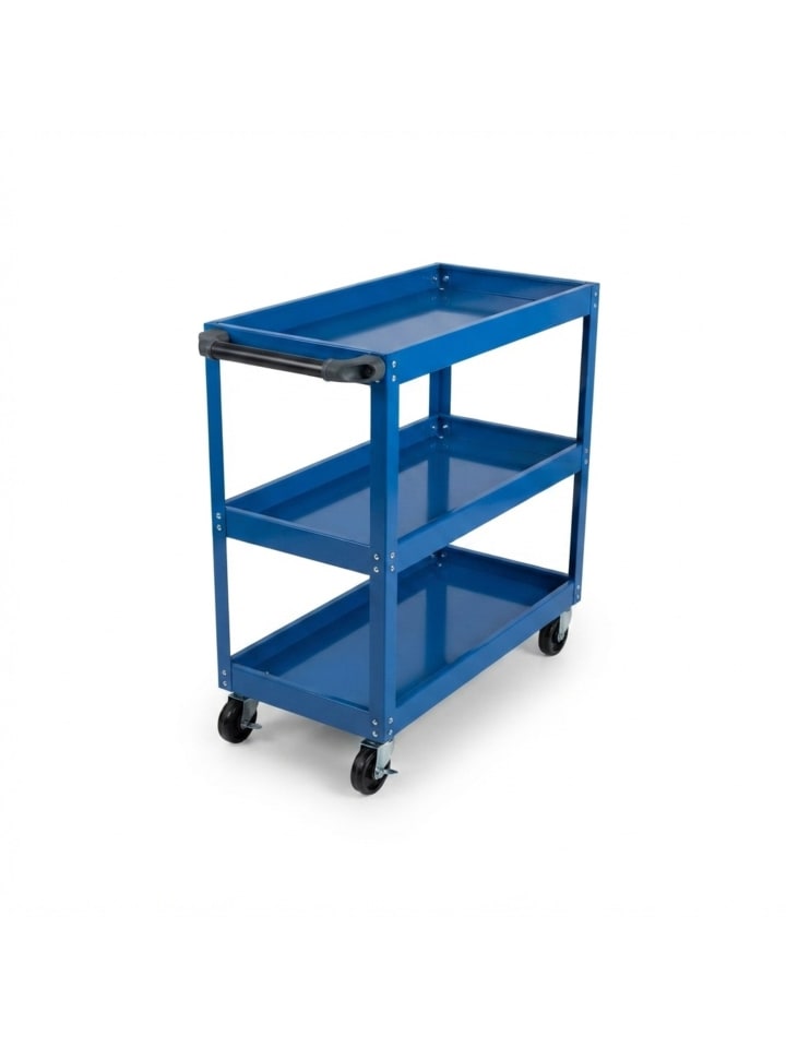 Werkstattwagen in Blau - (B)78 x (H)76 x (T)35 cm