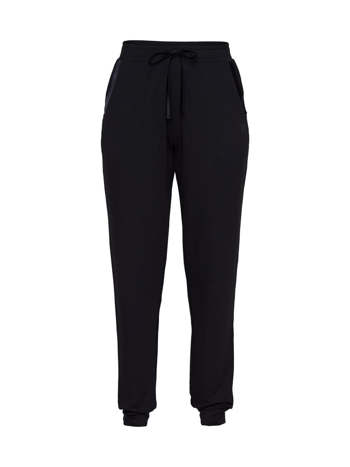 Pyjamahose Loungewear in Black