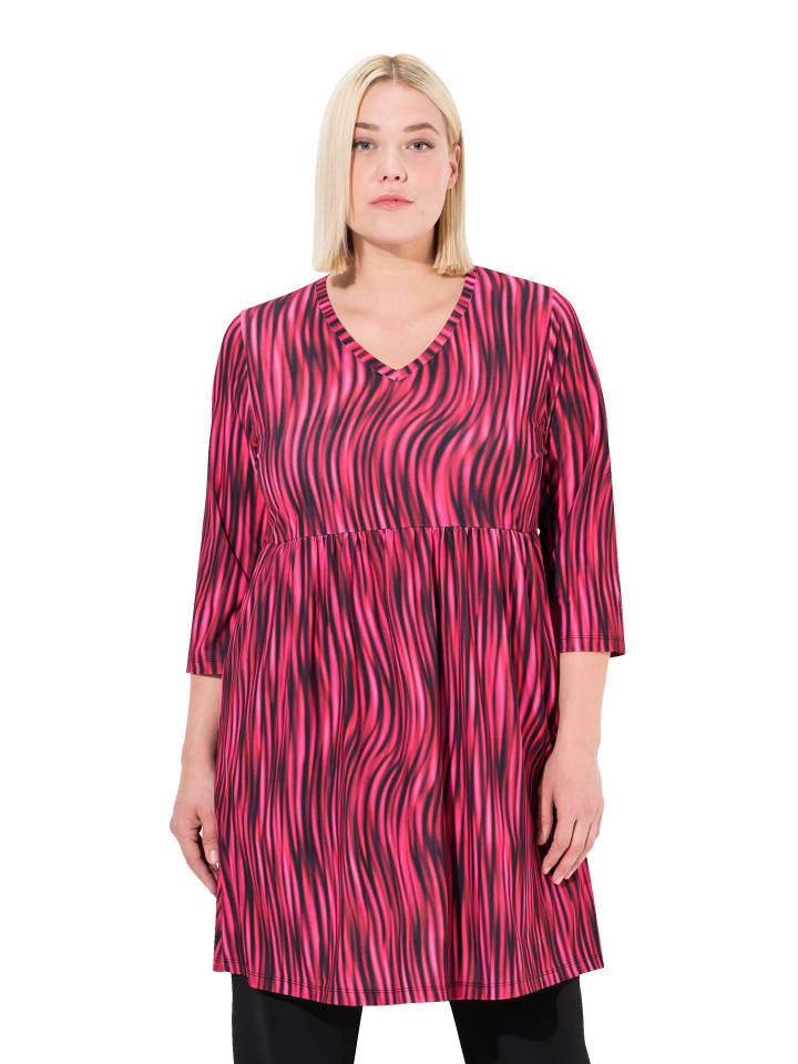 Longshirt in rubinrot