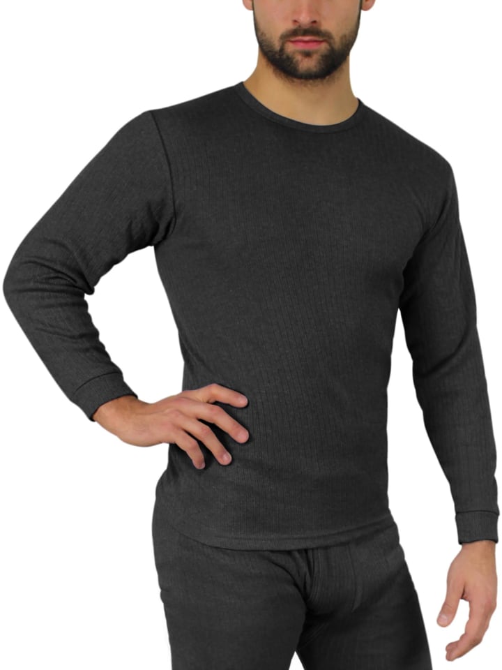 Herren Thermo-Unterhemd in Anthrazit