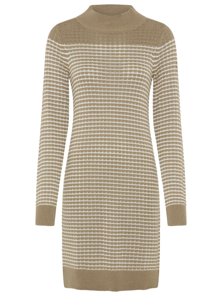 Strickkleid in beige