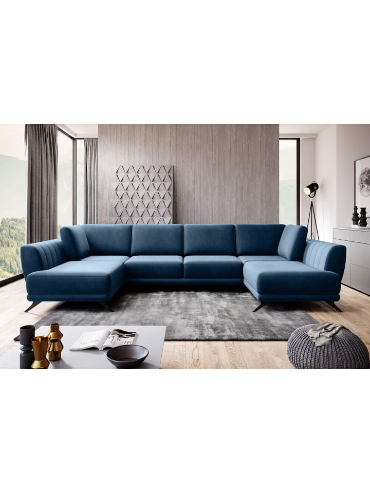 Marco in Marineblau -  (L) 362 x (B) 362 x (H) 90 cm