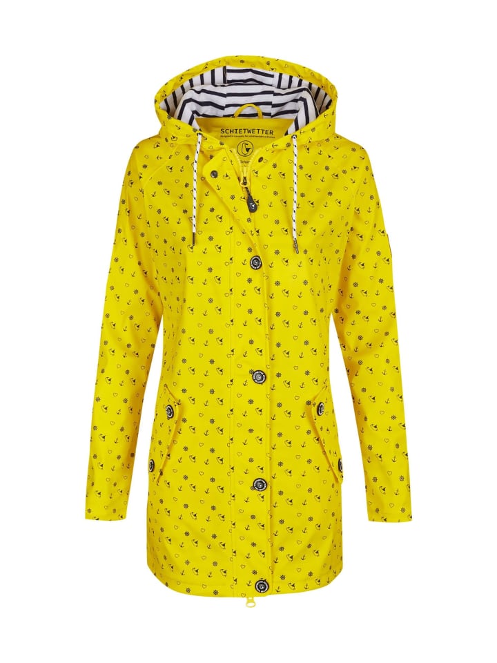 Regenjacke "Nordstrand", Friesennerz in gelb-navy