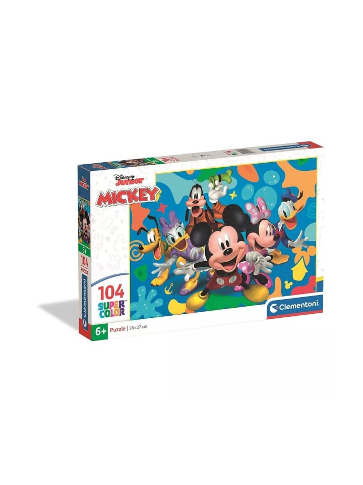 Mickey Colorsplash 104-teiliges Clementoni-Puzzle