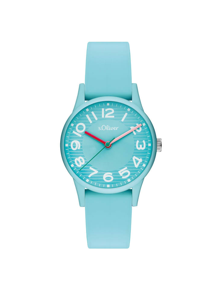 Armbanduhr Urban Color in hellblau