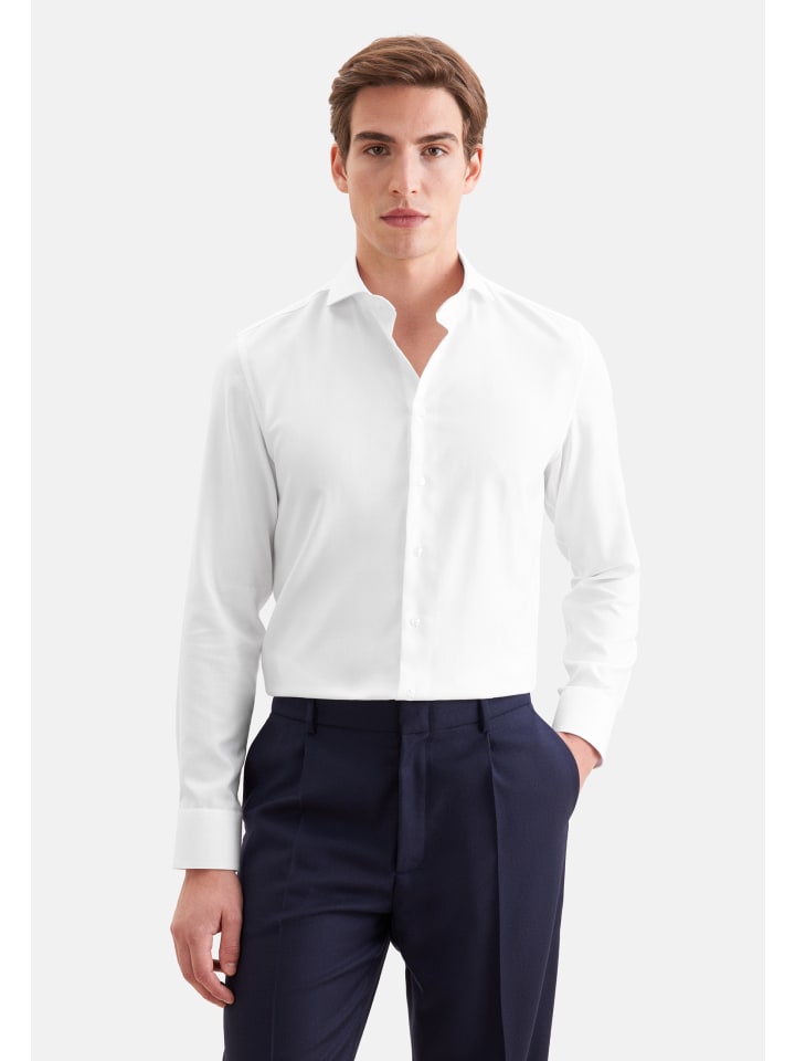 Business Hemd Slim in Weiß