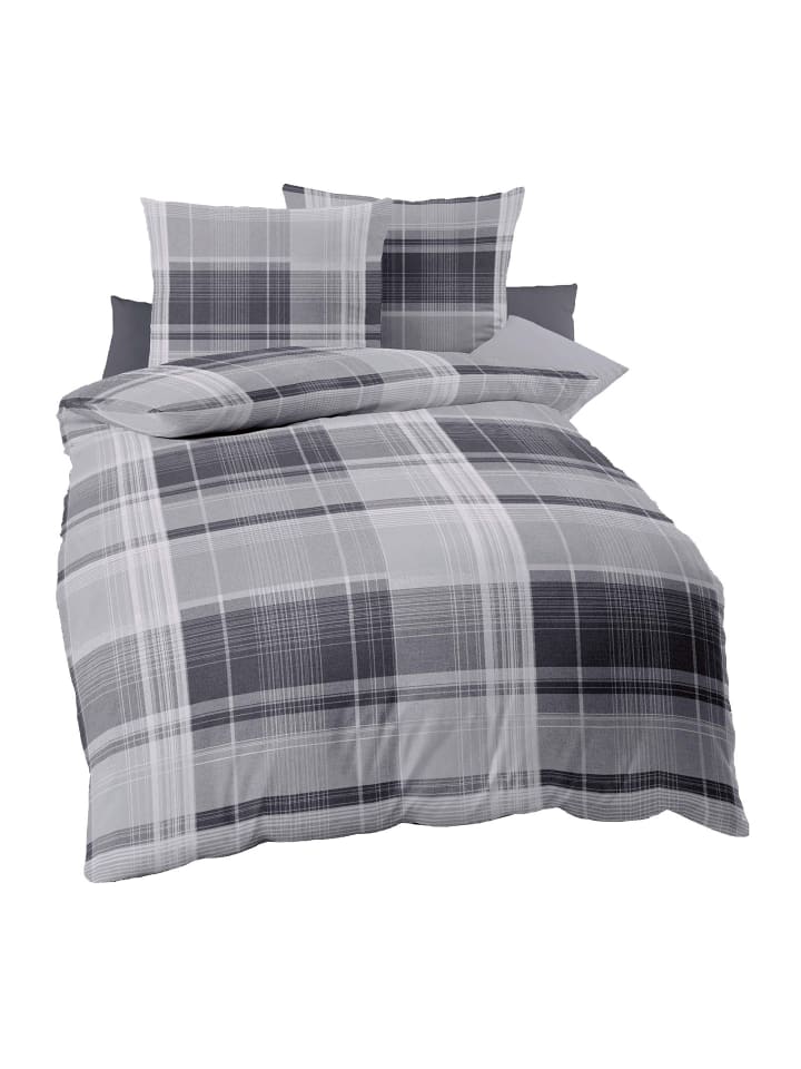 Bettwäsche Tonight Plaid in grau