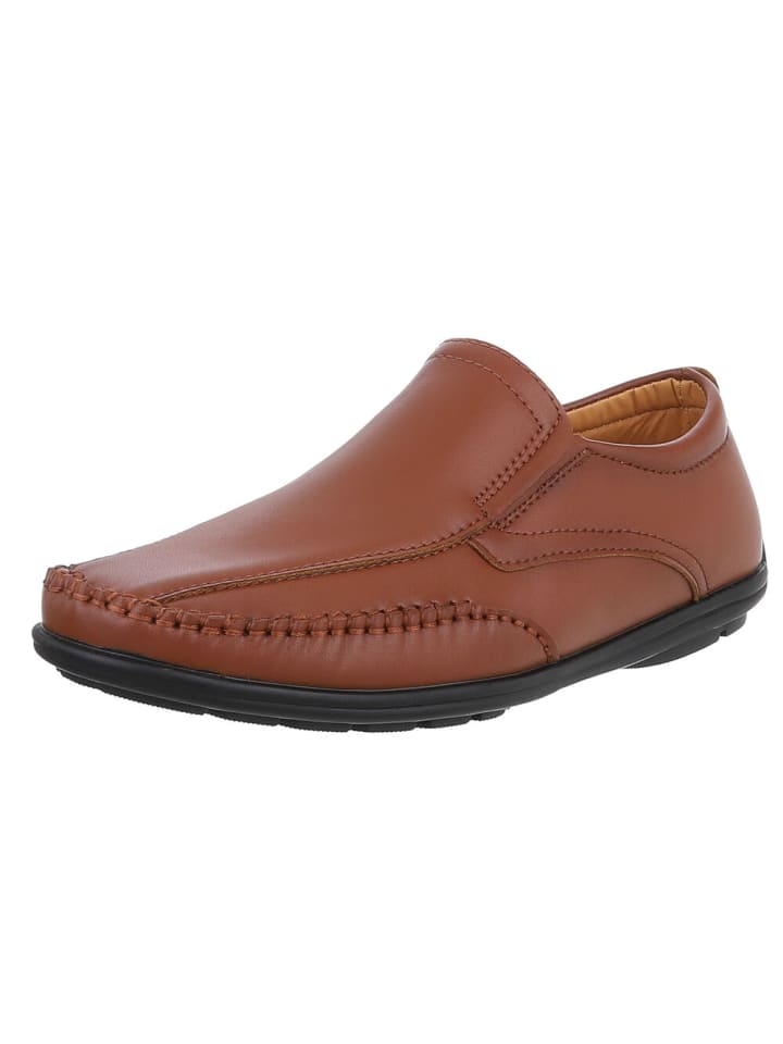 Halbschuh in Camel