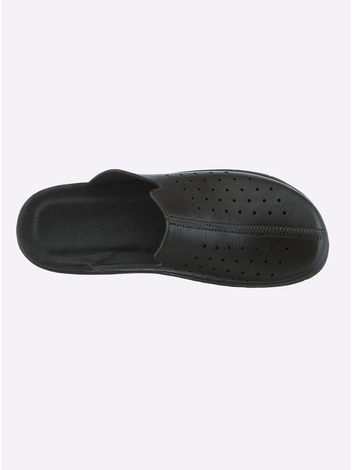 Pantoffel in schwarz