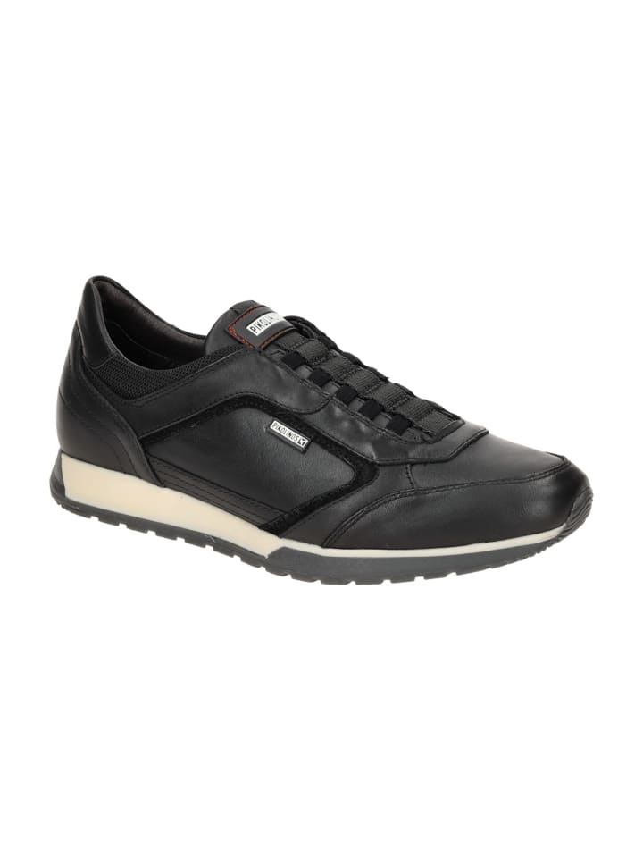 Sportliche Slipper in Schwarz