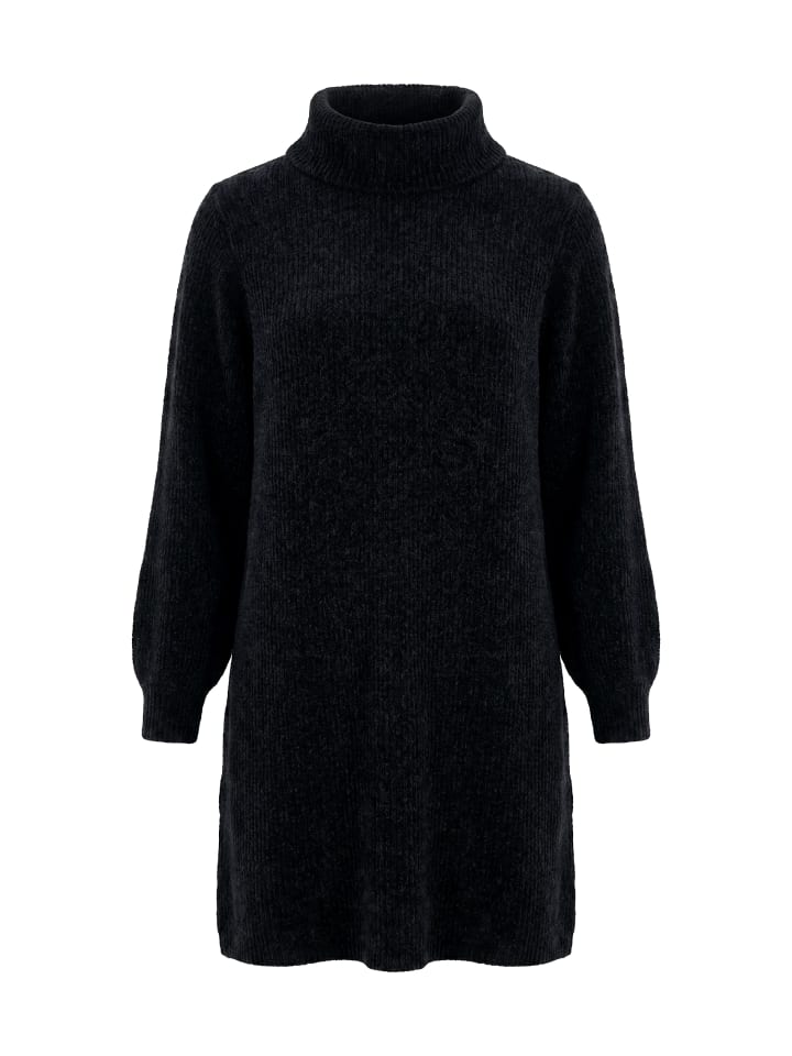 Midikleid in schwarz