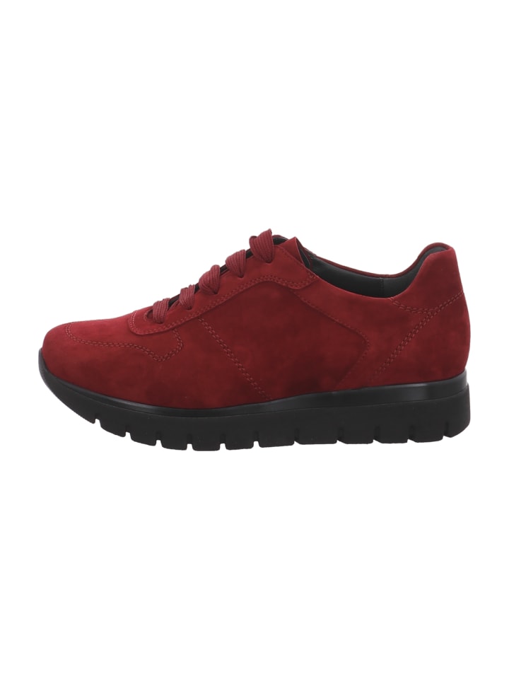 Komfort Schnürschuhe in Rot