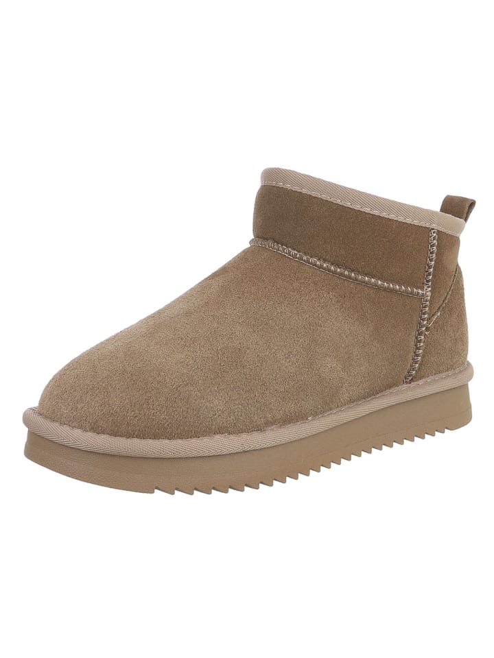 Stiefelette in Hellbraun