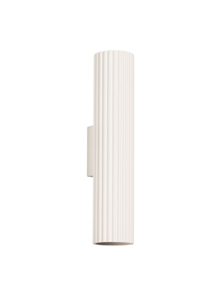 Wandlampe (B)6.5 x (H)30 cm in Creme