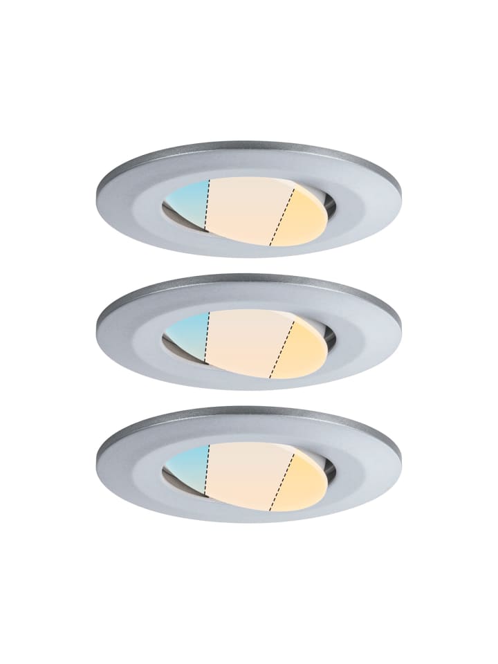 LED Einbauleuchte Calla 3er-Pack schwenkbar
