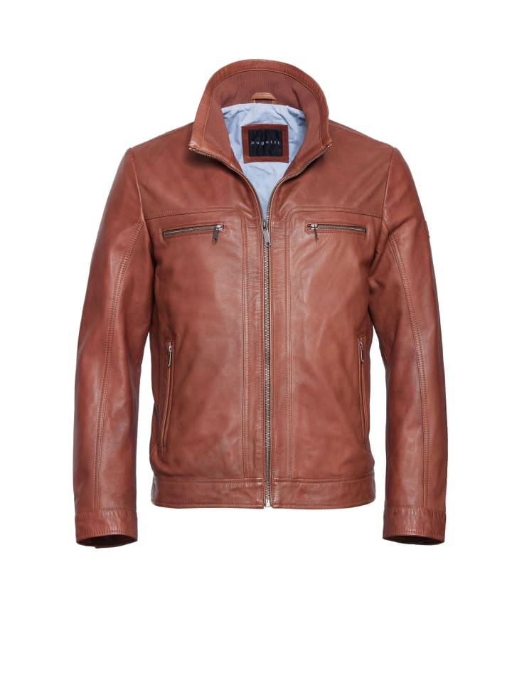Lederjacke BUMATTI in Cognac