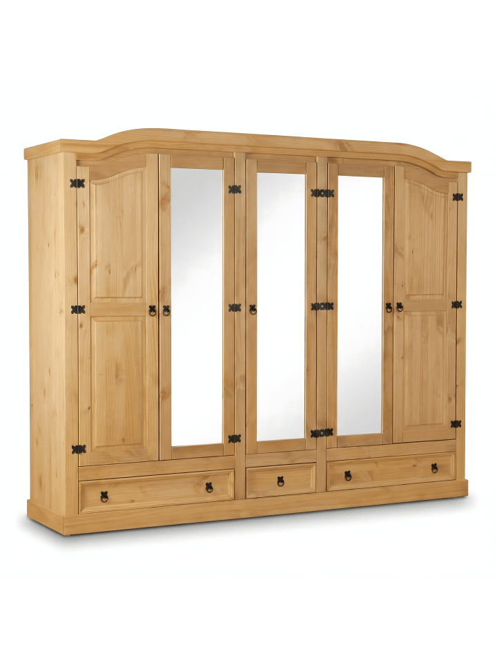 Kleiderschrank New Mexico Holz 243 x 57 cm