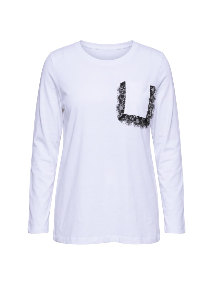 Shirt in schneeweiß
