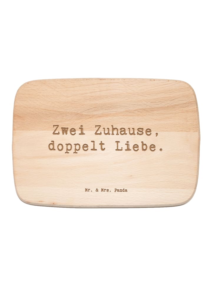 Holzbrett Spruch Trennung von den Eltern mit Sp... in Transparent