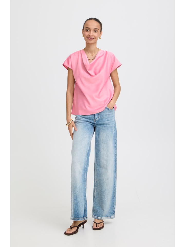 Kurzarm-Bluse BYIKRAM Regular fit in POLIGNAC