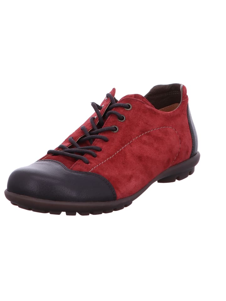 Schnürschuh in rot