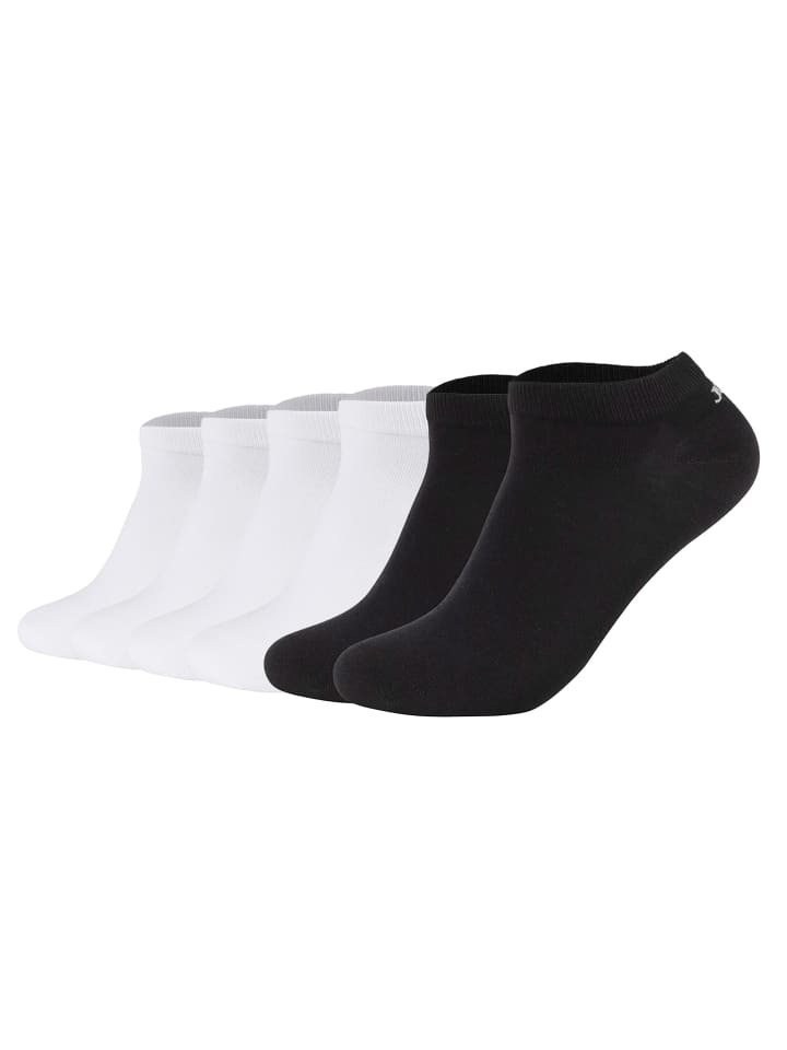 Socken 6er Pack in 2xWeiß/Schwarz