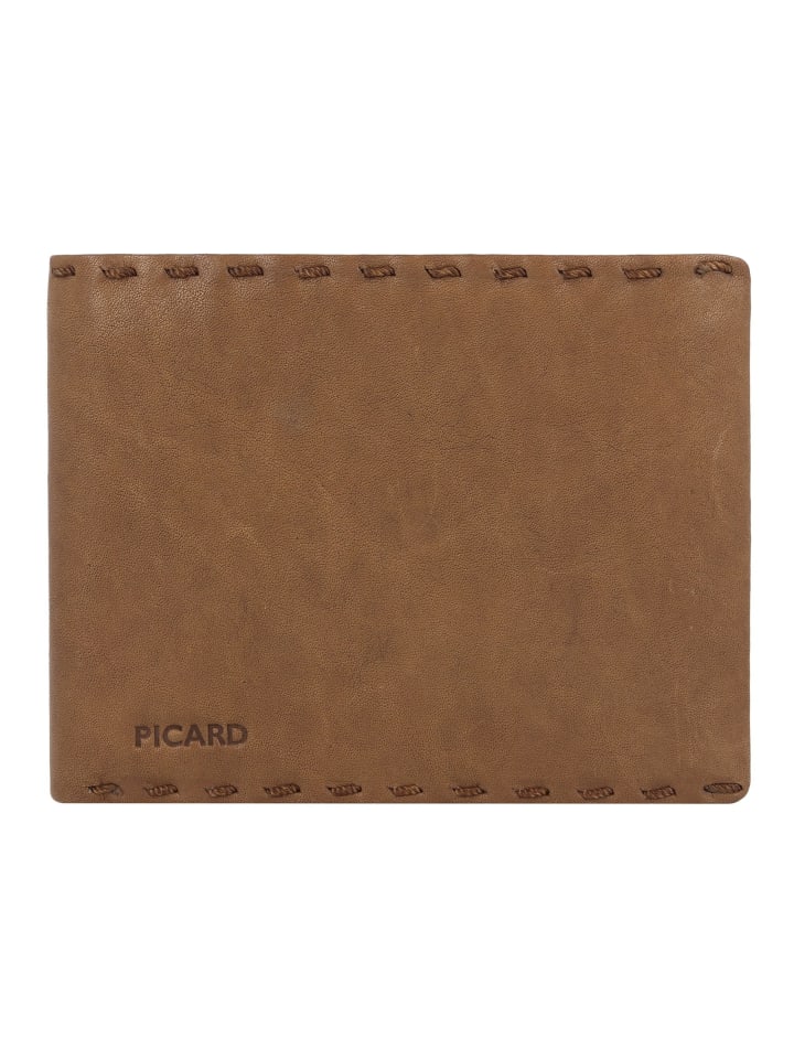 Ranger 1 Geldbörse RFID Schutz Leder 12 cm cognac