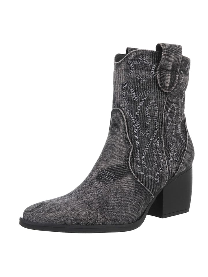 High Heel in Schwarz und Grau