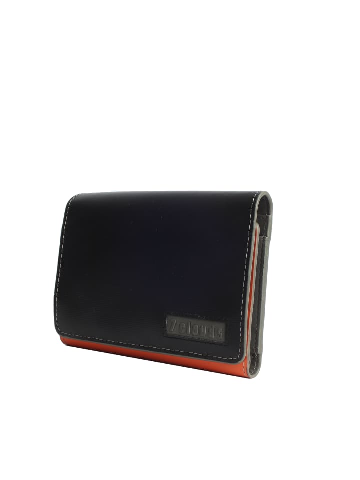 RFID-Geldbörse Melen 7.1 in black-orange