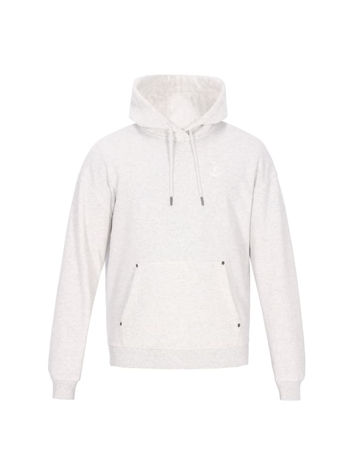 Men Hoodie in offwhite melange