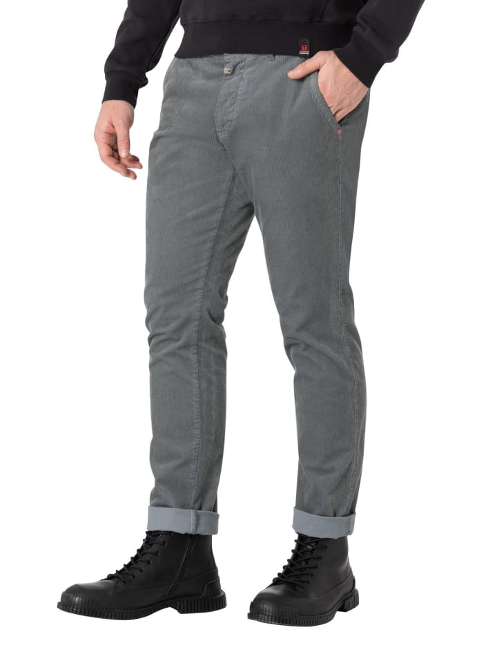 Stoffhose / Chino REGULAR LUITZ regular/straight in Grau
