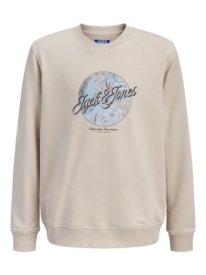Rundhals Sweatshirt Jjhonolulu in moonbeam