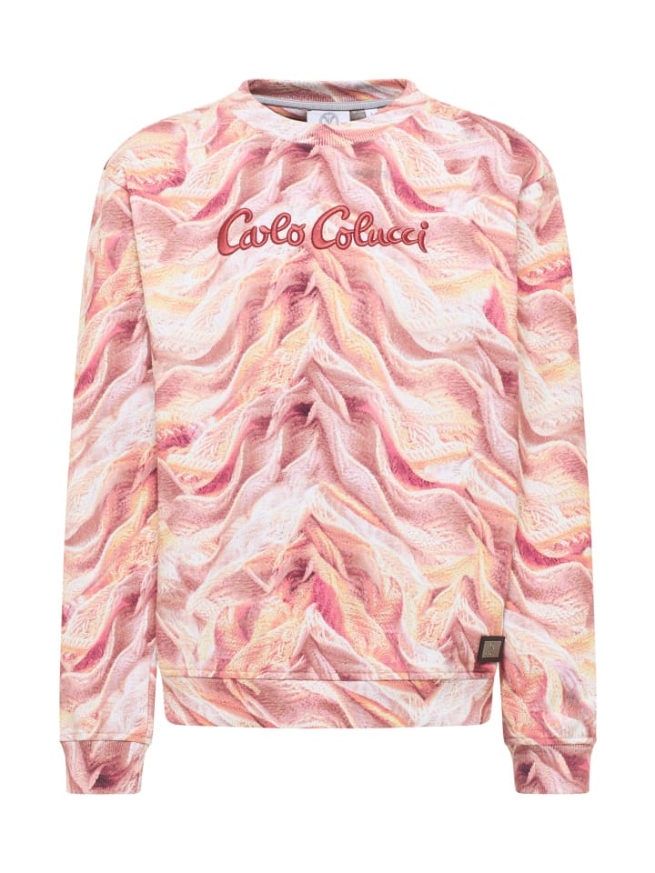 Sweatshirt Dotti in Orange