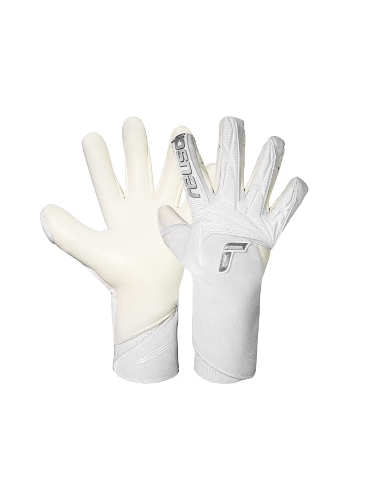 Torwarthandschuhe Attrakt Gold X Strapless in 1103 white/silver