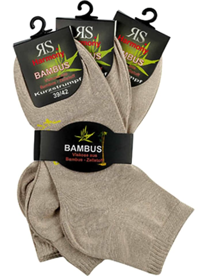 Kurzschaftsocke BAMBUS in beige