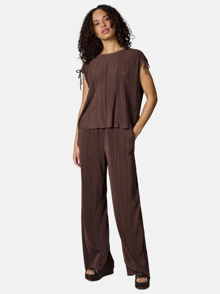 Blusenshirt Verllen Set YOUMODO in Dark Choco