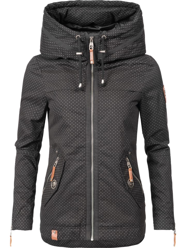 Übergangsjacke Wekoo in Schwarz Dots