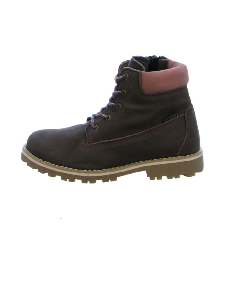 Schnürstiefel in Braun