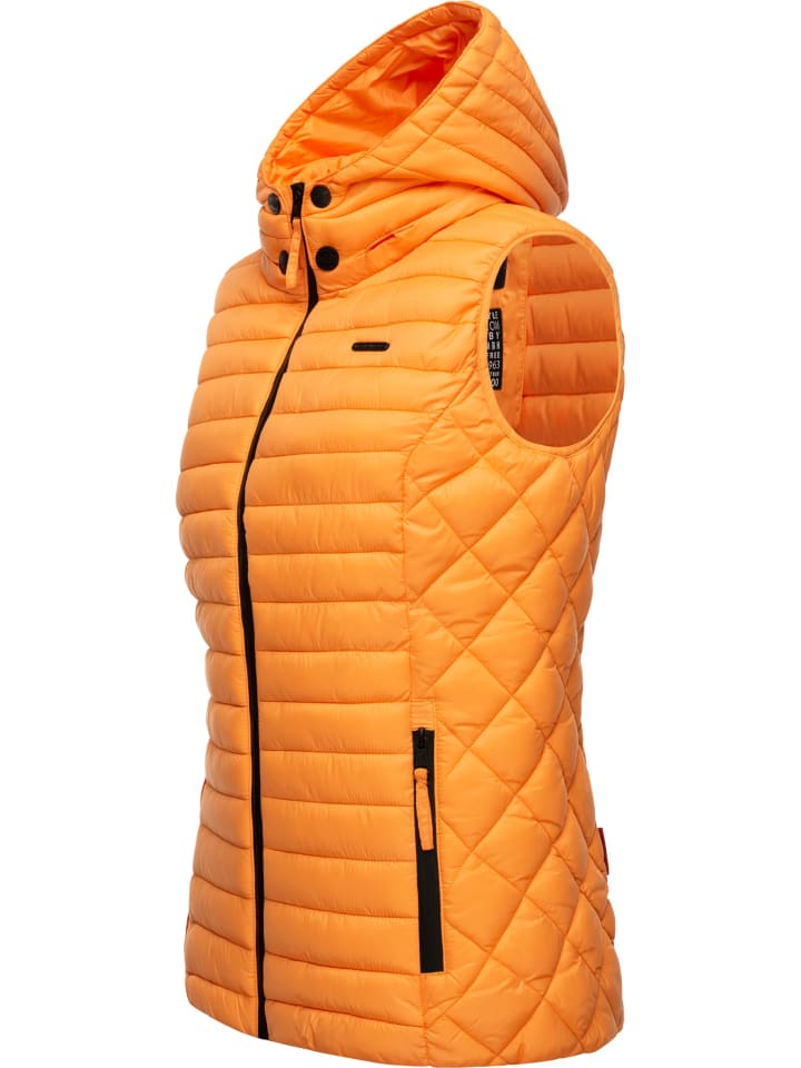 Steppweste Hasenpfote in Apricot Sorbet