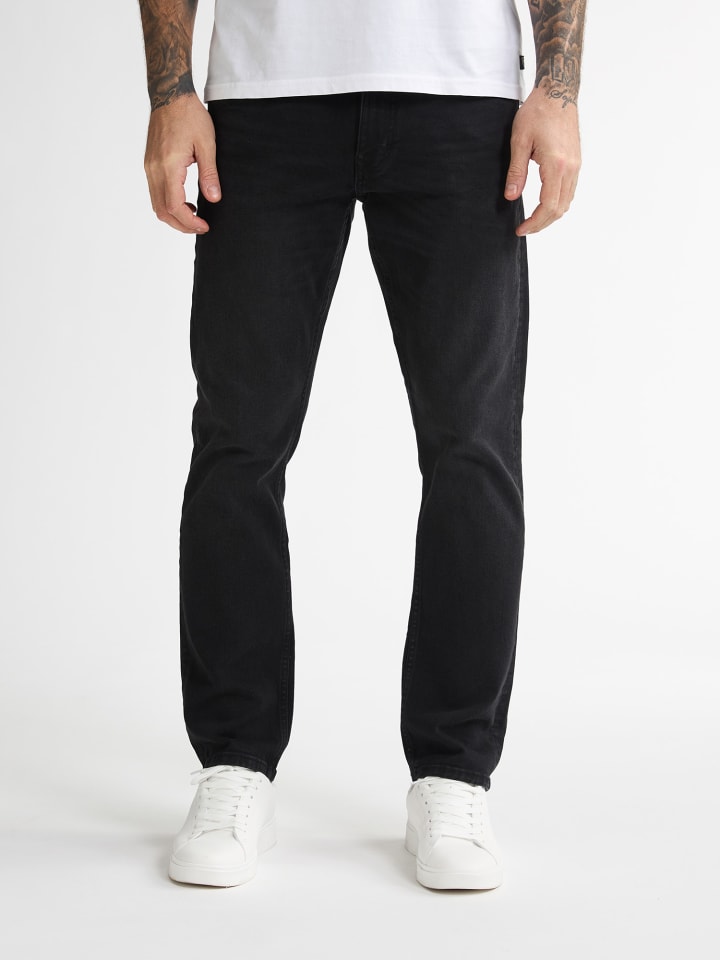 Straight Fit Jeans Starling in Schwarz