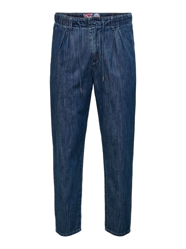 Normal geschnitten jeans in Dark Blue Denim