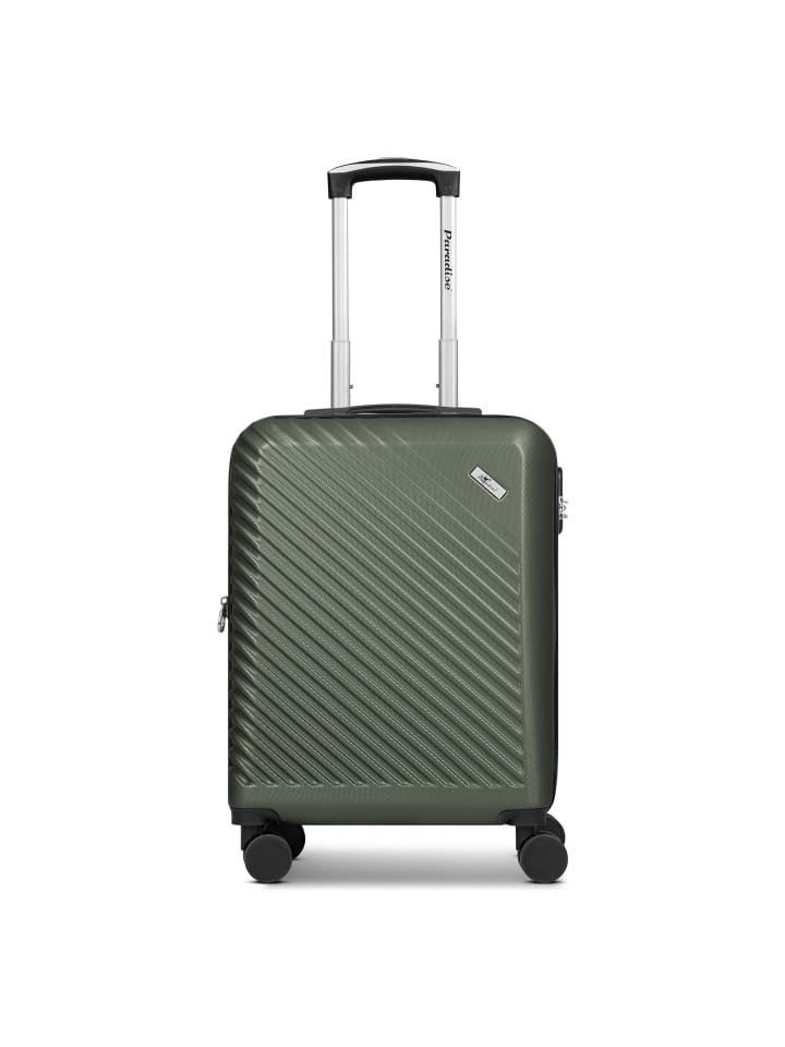 Paradise 2.0 4 Rollen Kabinentrolley S 55 cm mit Dehnfalte olive