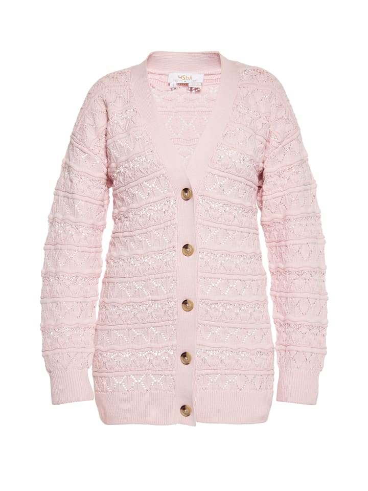 Damen Cardigan in HELLROSA