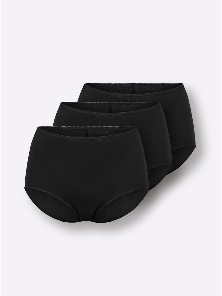 Taillenslip in schwarz