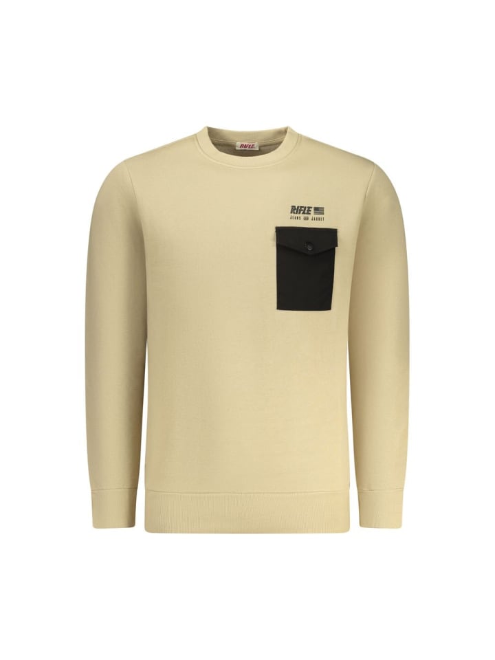 Beige Baumwolle Herren Sweatshirt