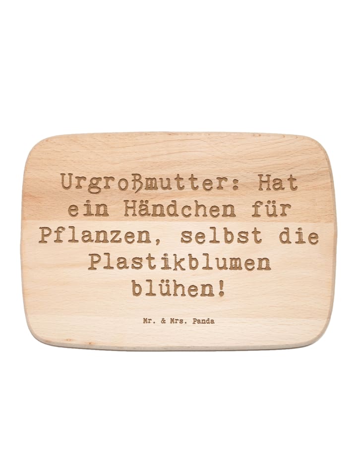 Holz Schneidebrett Spruch Urgroßmutter Wundergr... in Transparent