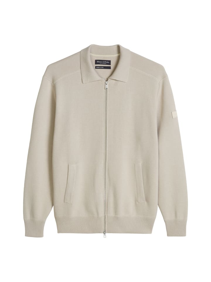 Strickjacke regular in Grey Silk