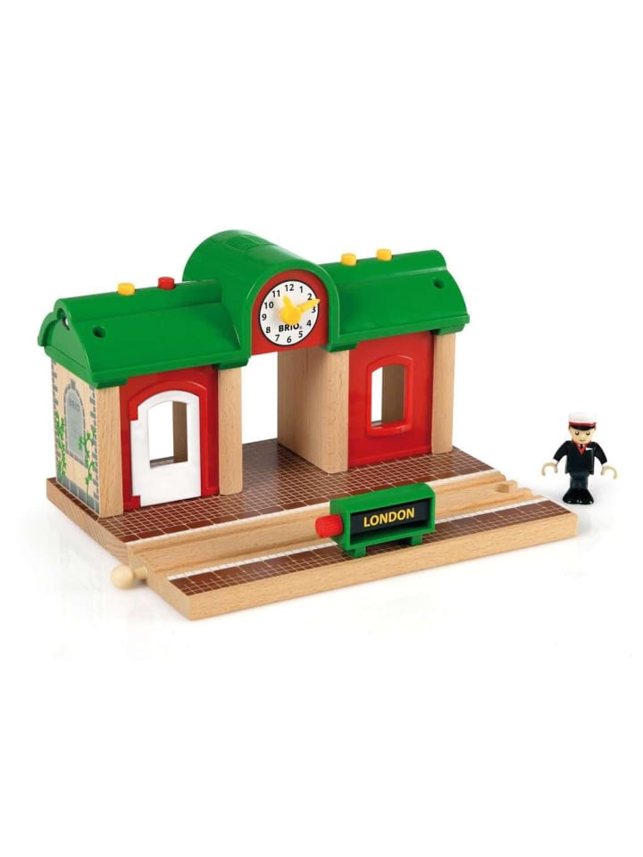 Brio Aktionsspiel Sprechender Bahnhof in bunt