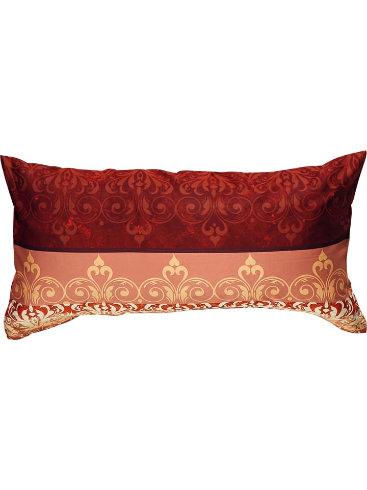 Mako-Satin Kissenbezug in rot